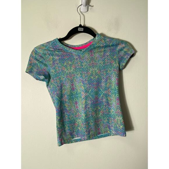 Reel Legends Girls Green Athletic Shirt Size Small - Picture 1 of 3